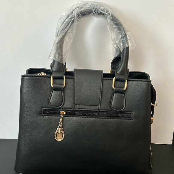 New Handbag With Crossbody Option-Vegan Leather. Available in Red or Black! - Picture 2 of 9